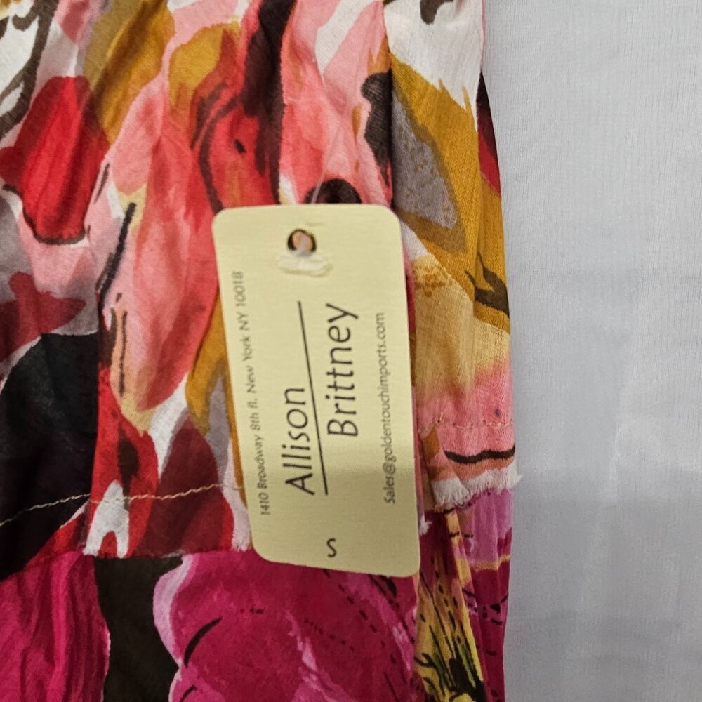 Allison Brittney Skirt Pink Fairy Floral Whimsical Cottage S NWT - Picture 10 of 11